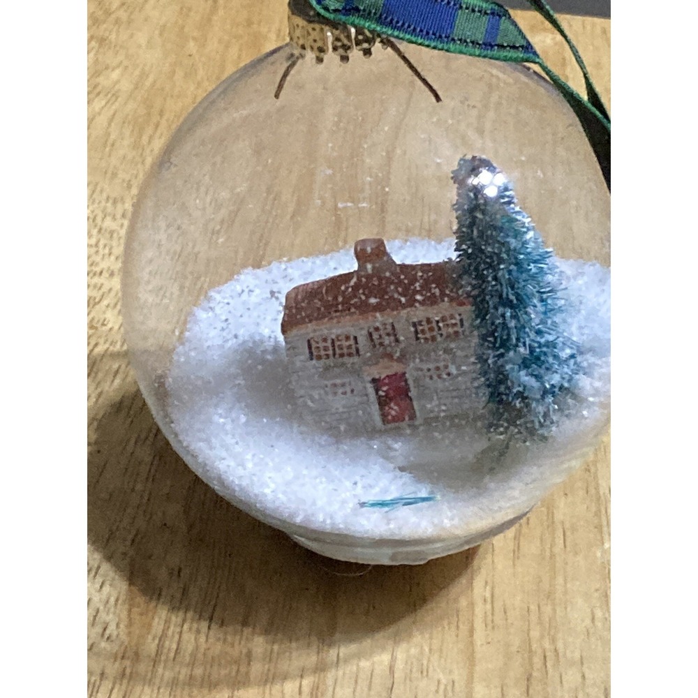 Talbots Christmas Ornament 2018 Winter Wonderland Snow Globe‎